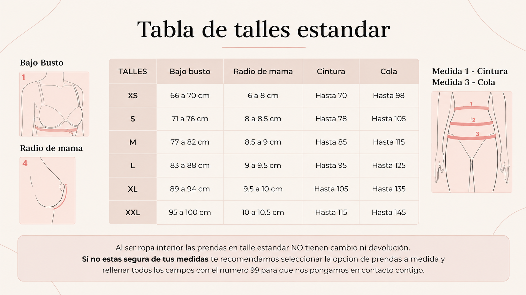 Tabla de talles